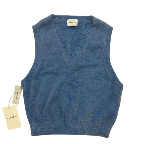 NWT💕 Aritzia Sunday Best - Tia Sweater Vest SZ XS - Picture 5 of 6